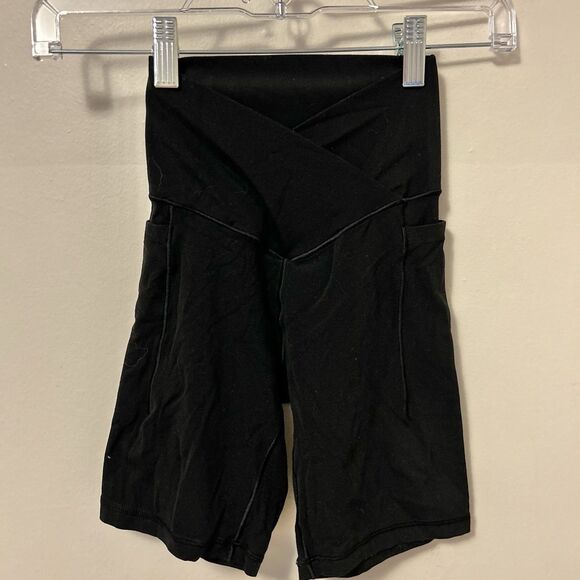 AERIE‎ OFFLINE Real Me Crossover 7" Bike Short XS Black - Picture 1 of 4